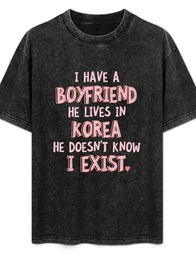 My Korean boyfriend, he doesn't know i exist T-Shirt Breathable Sportswear T-Shirt for Men - Aliexpress - FashionsVida