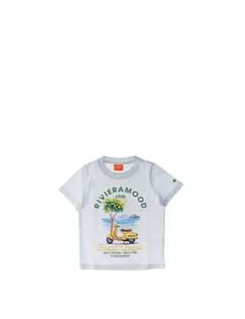 SUN68 T-shirt girocollo PANNA 10A