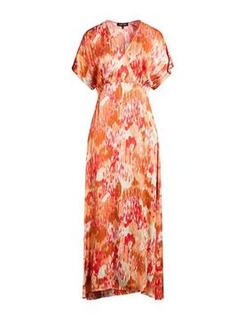 Vestido largo Mujer Naranja M Mujer