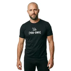 Maglietta A Maniche Corte You-swii Black