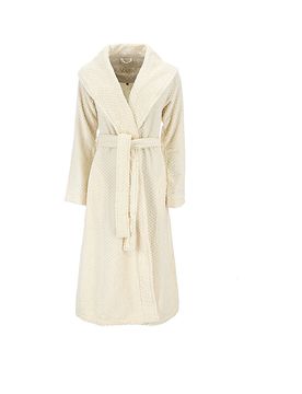 Albornoz de mujer GOLDEN CENTURY Chamois crema XL