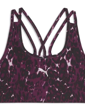 TAD Essentials AOP Crossover Mädchen Sport-BH, pink 152