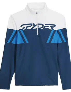 Sweat à Demi-zip Podium True Navy S - Spyder - FashionsVida