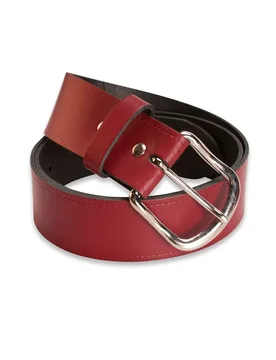 Mens Leather Belt 1. 5" Width - - Size: M - Hawkdale - FashionsVida