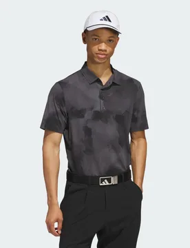 Polo Ultimate365 Printed Cool Feeling Tour L Black / Grey Six - Adidas - FashionsVida
