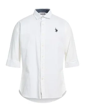 Camisa Hombre Blanco L,S Hombre - U.S.Polo Assn. - FashionsVida