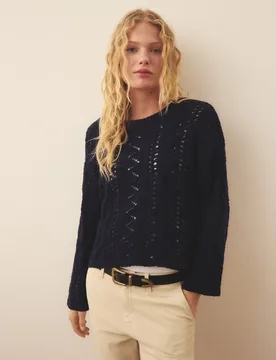 Jersey de mujer con cintas caladas - Southern Cotton - FashionsVida
