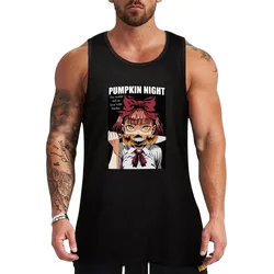 Pumpkin Night Tank Top Workout Tank Top Breathable Athletic Fitness Sleeveless