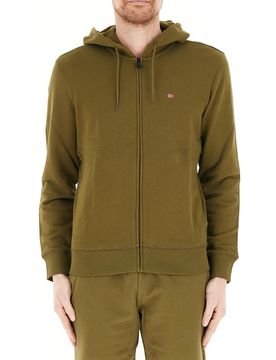 Felpa con cappuccio VERDE OLIVA XL