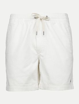 Polo Regular-Fit Cordshorts Weiß L