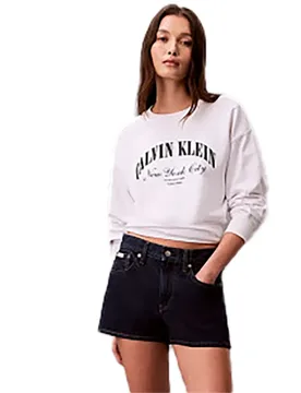Felpa University Bright White XS - Calvin Klein - FashionsVida
