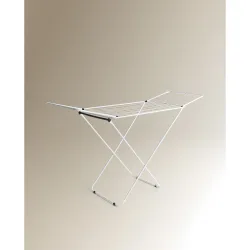 Tendedero plegable de acero y aluminio