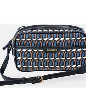 Bolso bandolera en lona estampada - Guy Laroche - FashionsVida