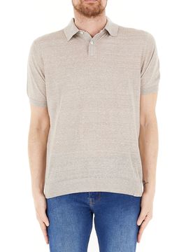 Polo misto lino ORIGINALS BEIGE XL