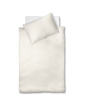 Damast Bettwäsche Melk 70x90cm / 140x220cm Creme creme baby