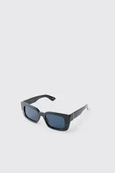 Herren Klobige Getönte Sonnenbrille Black