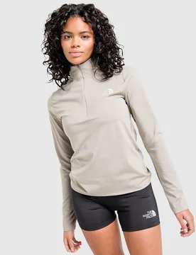 Tech 1/4 Zip Top - Damen, Beige - female - Size: XS - The North Face - FashionsVida