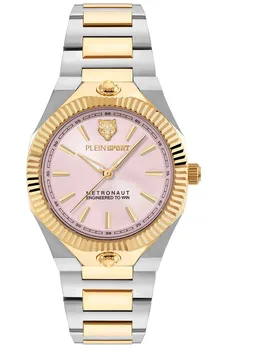 Montre Metronaut 36mm 5atm Quartz/analogical Silver / Gold / Pink / Mineral One Size - Philipp Plein Sport - FashionsVida