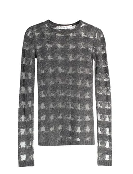 Christian Cashmere/Alpaca Grey Knit Jumper - Dior - FashionsVida