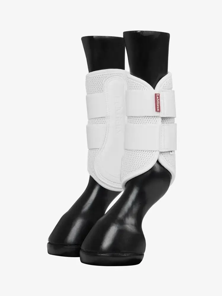 Mesh Brushing Gamaschen, white S - Le Mieux - FashionsVida