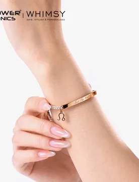 Power Ionics New Trend 12 Zodiacs 18K RoseGold Plated Unisex Slim Souvenir Bracelet Custom Engrave - Aliexpress - FashionsVida