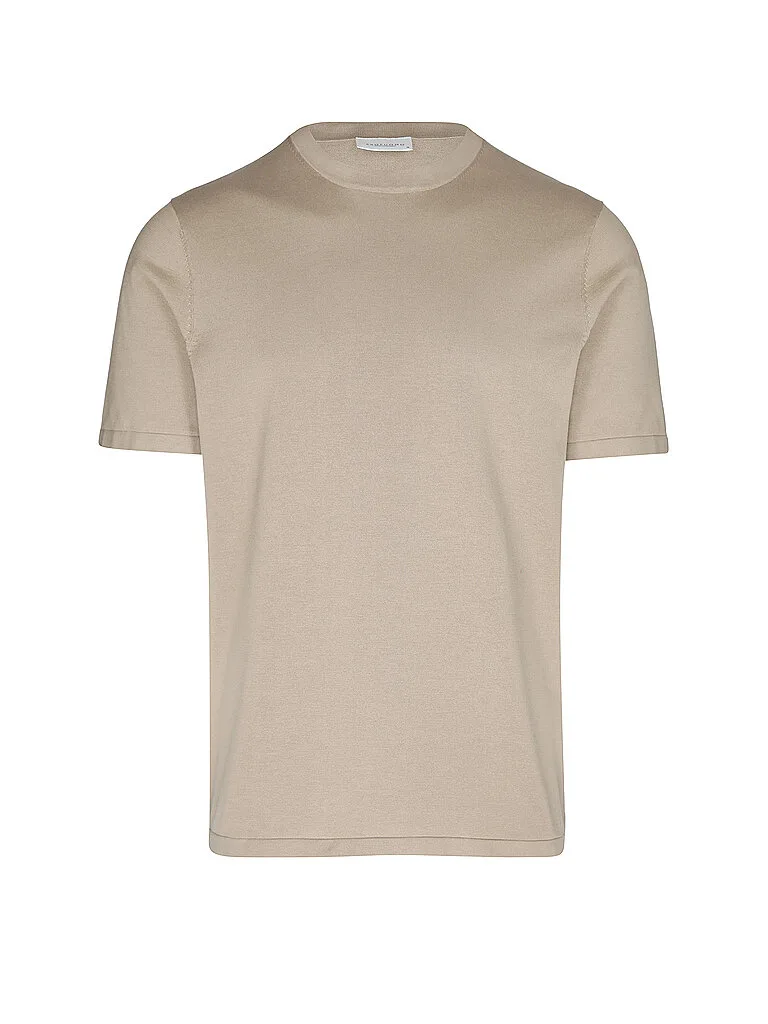 Profuomo T-shirt beige L - Profuomo - FashionsVida