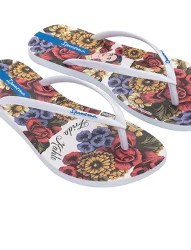 Frida kahlo chanclas mujer Blanco (37) - Ipanema - FashionsVida