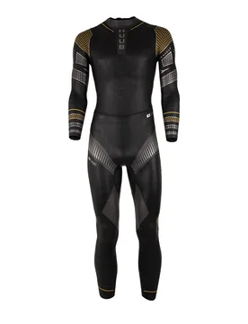 Pinnacle Long Sleeve Neoprene Wetsuit Silver / Yellow MT Men - HUUB - FashionsVida