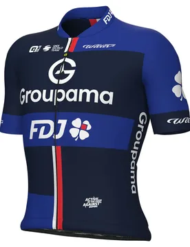 Maglia A Maniche Corte Prime Groupama Fdj 2025 Blue - Ale - FashionsVida