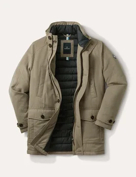 Ultraskin Leichtparka, noch offen: Filter Passform#normale Größen#untersetzte Größen, Farbe Beige, 54, edle Velourslederoptik klimatisierende Soro - Walbusch - FashionsVida