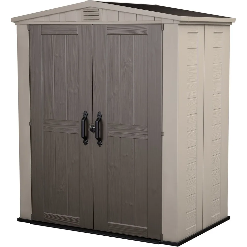 Caseta resina Factor 6x3 178x208x113 cm y 3,5m2 - Keter - FashionsVida