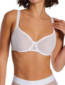 Reggiseno Sheers Unlined Demi White 32
