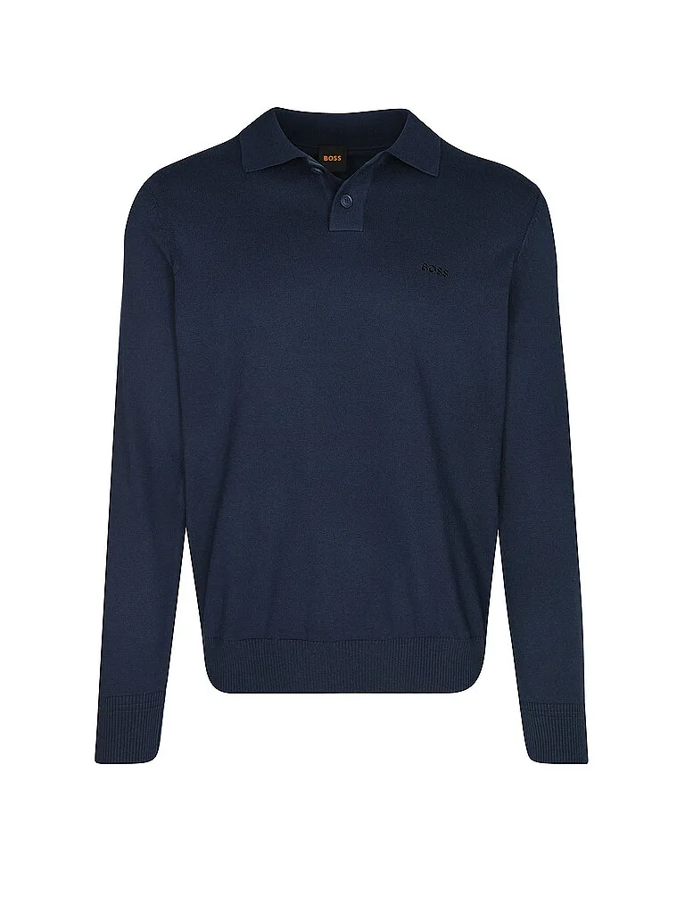 Polo-Pullover ASAC_PL bleu marine S - BOSS - FashionsVida