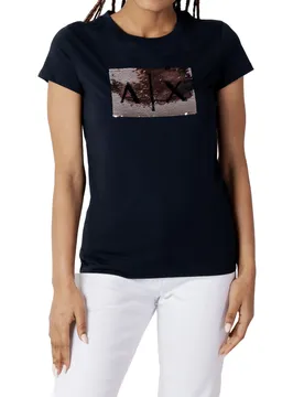 Armani Exchange T-Shirt Blau 485826