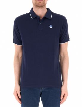 Polo in cotone BLU NAVY XXL