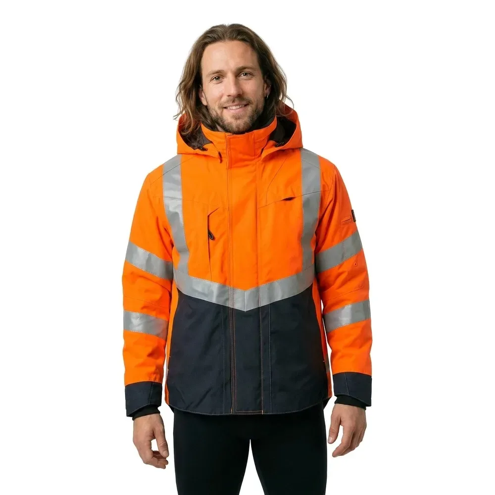Veste Safe Supreme 15501 Outer Lining Hi-Vis Orange / Dark Navy 3XL - MASCOT - FashionsVida