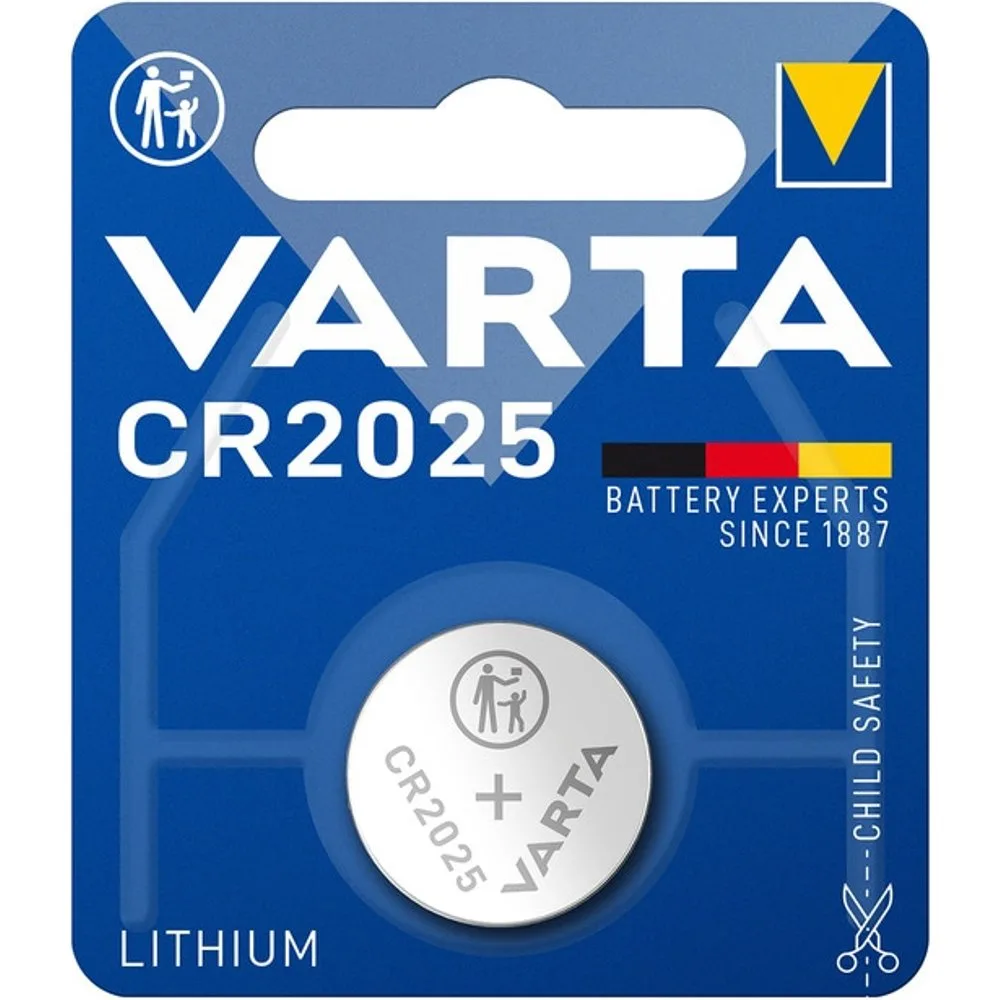 Pila de litio CR-2025 3V 170mAh - Varta - FashionsVida
