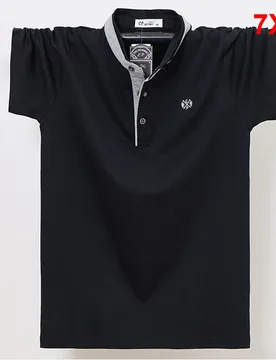 Summer Short Sleeve T-shirts Men 7XL Plus Size Fashion Casual Henry Collar Tshirt Summer Solid Color Tops Tees Male - Aliexpress - FashionsVida
