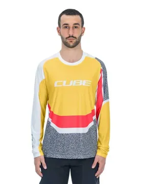 Maglia Da Enduro A Maniche Lunghe Vertex Yellow / Pink