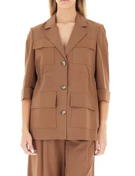 Giacca collo revers MARRONE XS - Dixie - FashionsVida