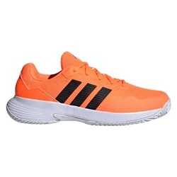 Gamecourt 2 All Court Shoes Lucid Orange / Core Black / Silver Met UK 8.5