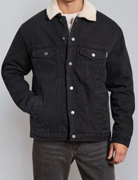 Sinsay - Giacca di jeans - nero