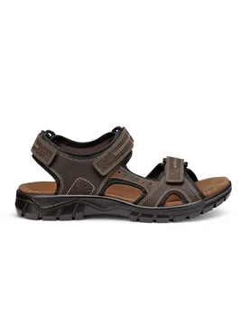 Lorenzo Men's Nubuck Walking Sandal - Hotter - FashionsVida