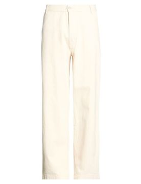 OFFICINE GÉNÉRALE Jeanshose Herren Cremeweiß 30 Herren