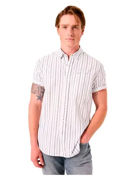 Chemise à Manches Courtes D51092 White S