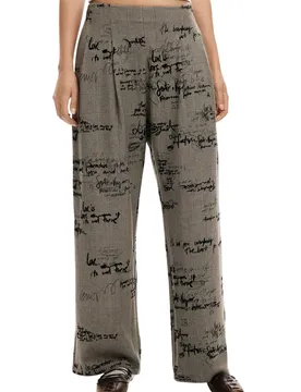 Desigual Damen Hose Grau 506339
