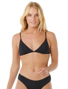 Haut De Bikini Premium Surf Banded Fixed Tri Black M