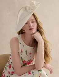 Eleina Fascinator Beige female