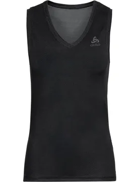 Debardeur col v active f-dry light camiseta térmica manga corta mujer Negro (M) - Odlo - FashionsVida
