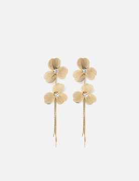 Misako Priya lange Ohrringe Gold